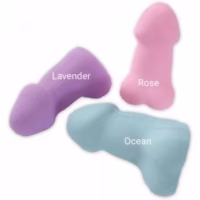 Pecker shaped bath bombs, Pink, Purple, Blue,